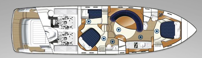Princess V58 Grundriss