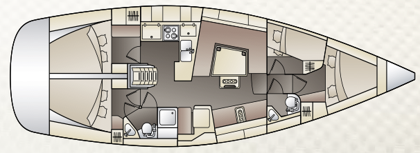 Elan 444 Impression Grundriss