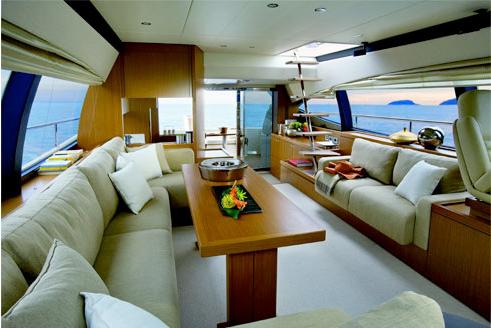 Ferretti 592 Innenansicht
