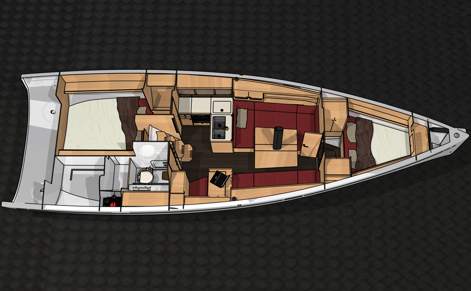 Elan 350 Performance Grundriss