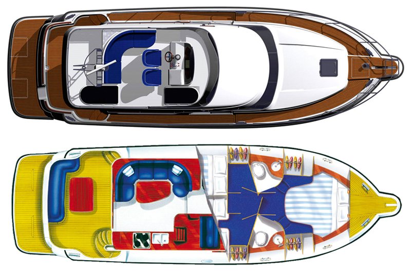 Storebro 410 Commander Grundriss