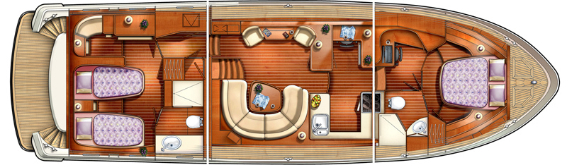 Linssen Grand Sturdy 500 AC Mark II Grundriss