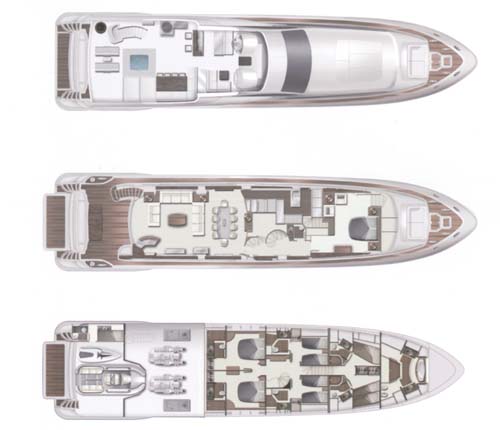 Azimut 105 Grundriss