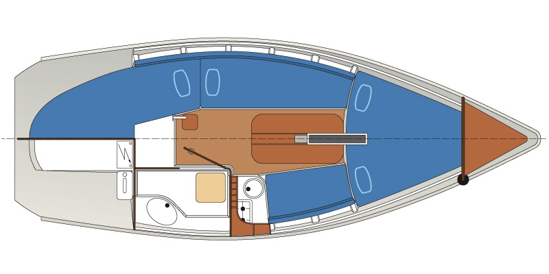 Sportina 680 Grundriss