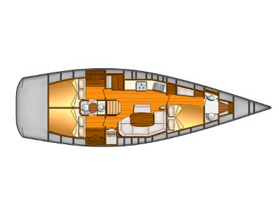 Comet 45 s Grundriss