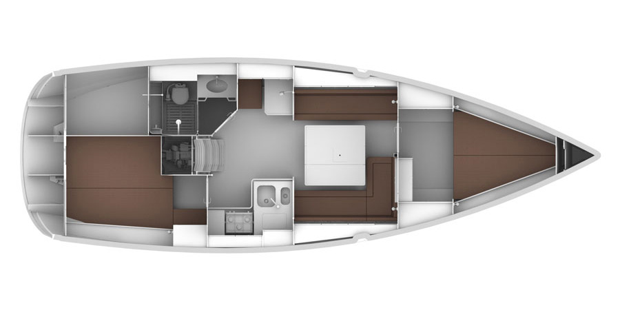 Bavaria Cruiser 36 Grundriss