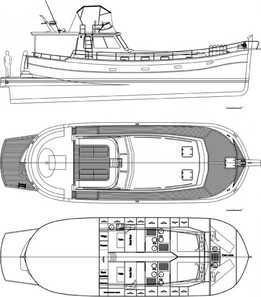 Menorquin 180 Grundriss