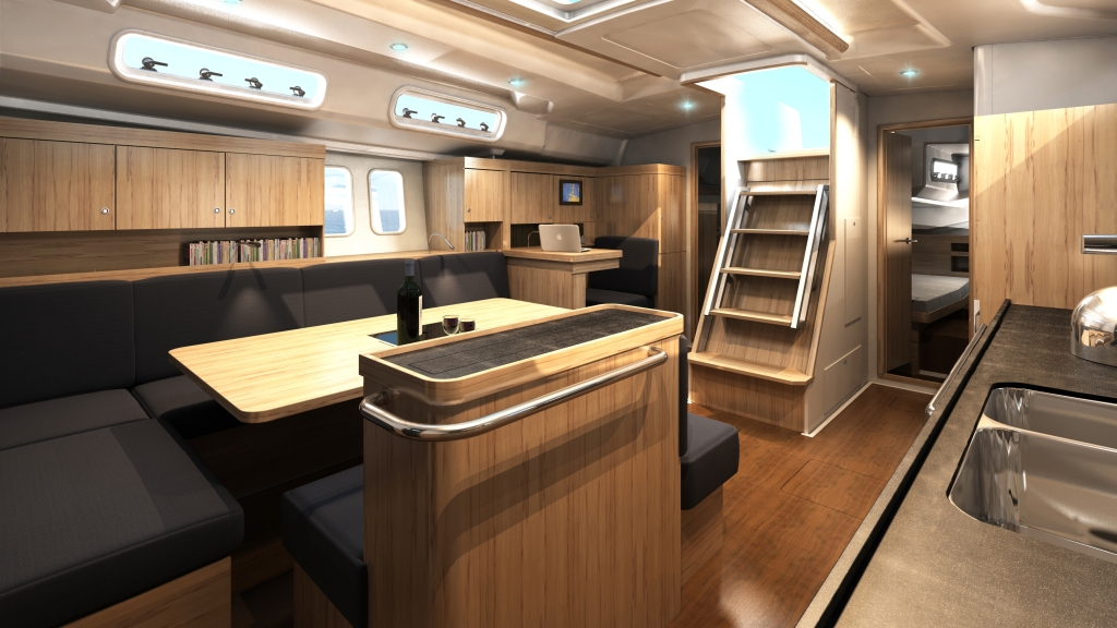 Hanse 495 Innenansicht