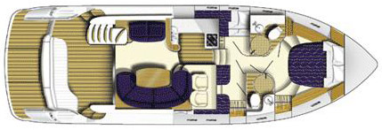 Princess 45 Grundriss