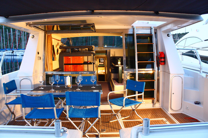 Ferretti 52 Außenansicht