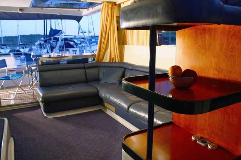 Ferretti 52 Innenansicht