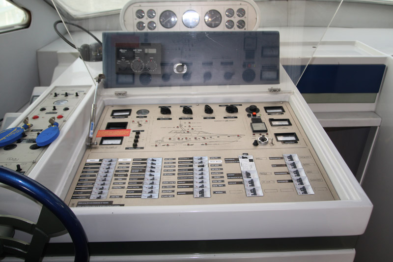 Ferretti 49 Innenansicht