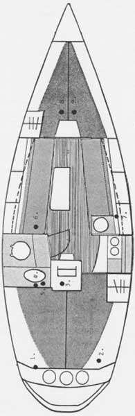 Nordship 870 Grundriss