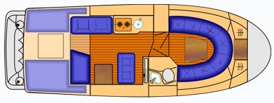 Marex 280 Holiday Grundriss