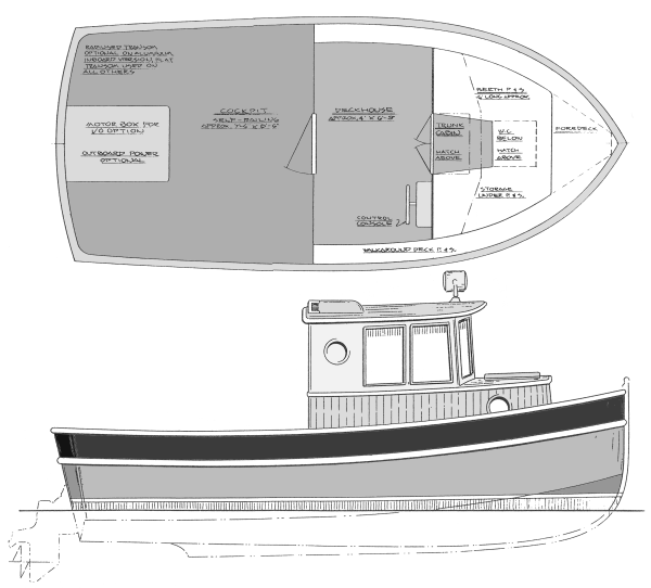 Arvor 215 AS Grundriss