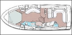 Sea Ray 46 Grundriss