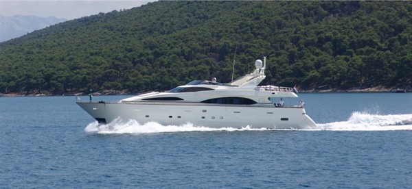 Azimut Jumbo 100 Außenansicht