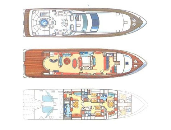 Azimut Jumbo 100 Grundriss