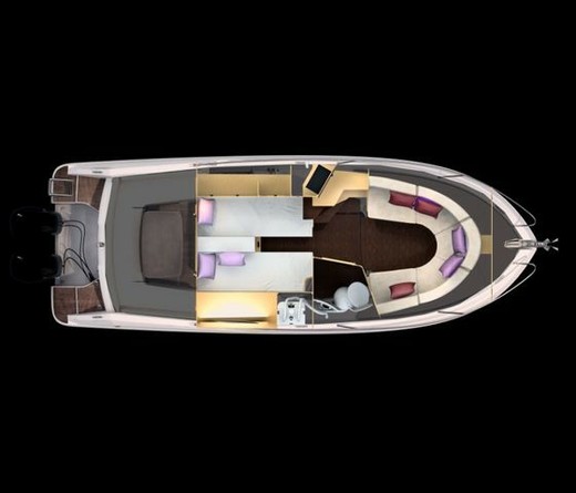 Flyer 850 Sun Deck Grundriss