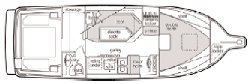 Bayliner 288 CB Grundriss