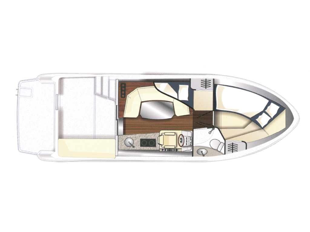 Galeon 290 Fly Grundriss