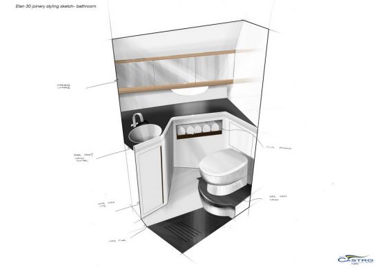 Elan Power 30 Innenansicht