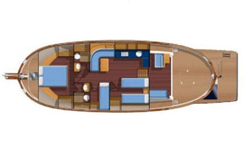 Menorquin 150 Grundriss