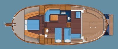 Menorquin 130 Grundriss