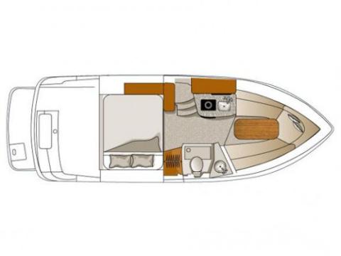 Four Winns 268 Vista Grundriss