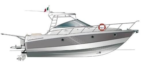 Cranchi 30 Giada Außenansicht