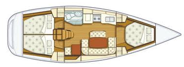 Grand Soleil 37 R Grundriss