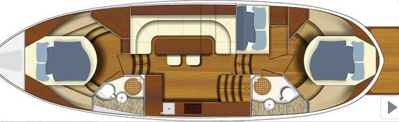 Nautiner 40 AC Grundriss