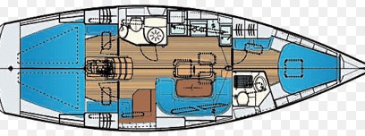 Bavaria 40 Cruiser Grundriss