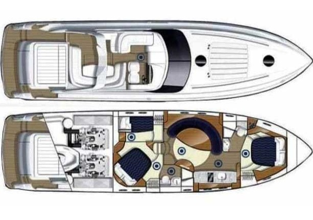 Princess V58 Grundriss