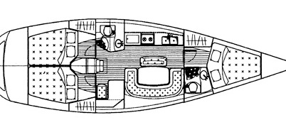 Grand Soleil 40 R Grundriss