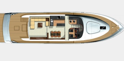 Fairline Squadron 78 Grundriss