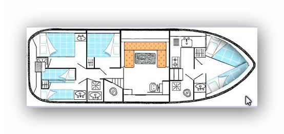 Tarpon 42 N Grundriss
