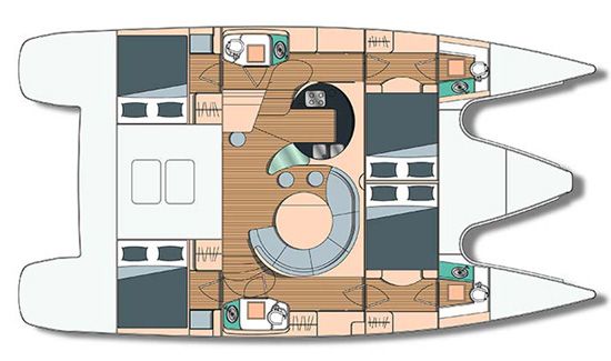 Privilege 445 Grundriss