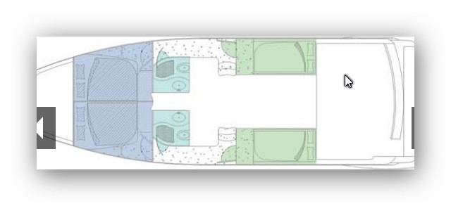 Stealth 420 Sport Cruiser Grundriss