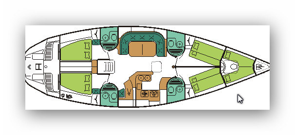 Sun Odyssey 51 Grundriss