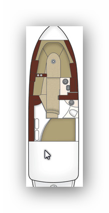 Sea Ray 305 Sundancer Grundriss