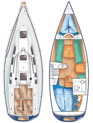 X-Yacht 332 Grundriss