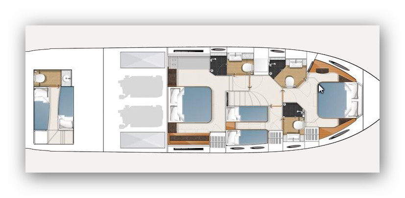 Princess 60 Grundriss