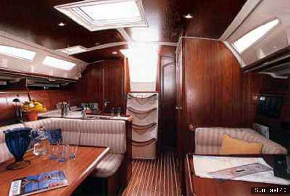 Sun Fast 40 Innenansicht