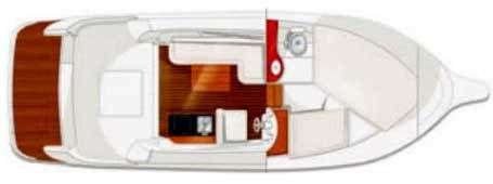 Starfisher 27 Sun Grundriss