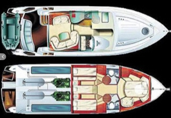 Galeon 440 Fly Grundriss
