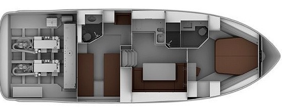 Bavaria 43 Sport Grundriss