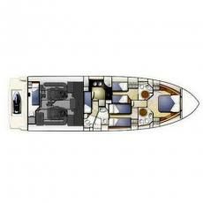 Ferretti 550 Grundriss