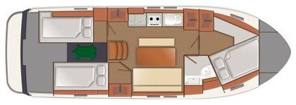 Delphia 1050 Escape Grundriss