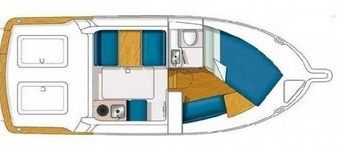 Starfisher 840 Fly Grundriss